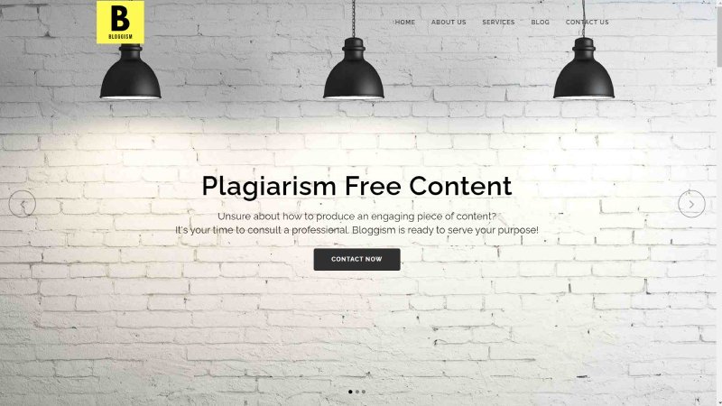 Bloggism - Top Plagiarism Free Content Writing Company