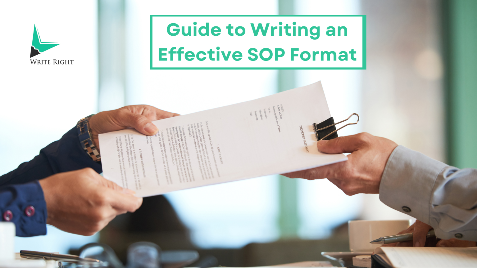 Guide to Writing SOP Format - Statement of Purpose Format | WR