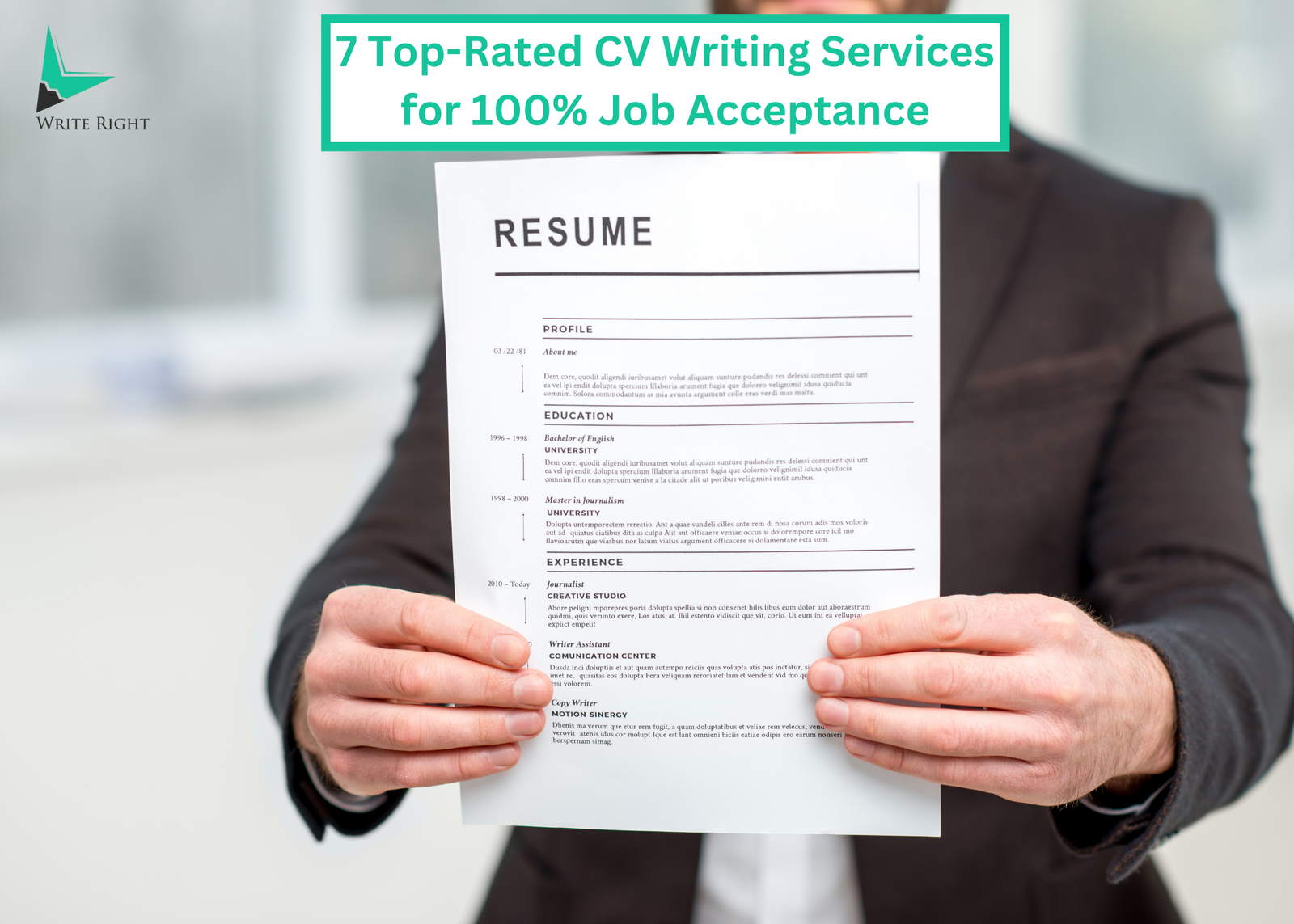 7 Top-Rated CV Writing Services for 100% Job Acceptance