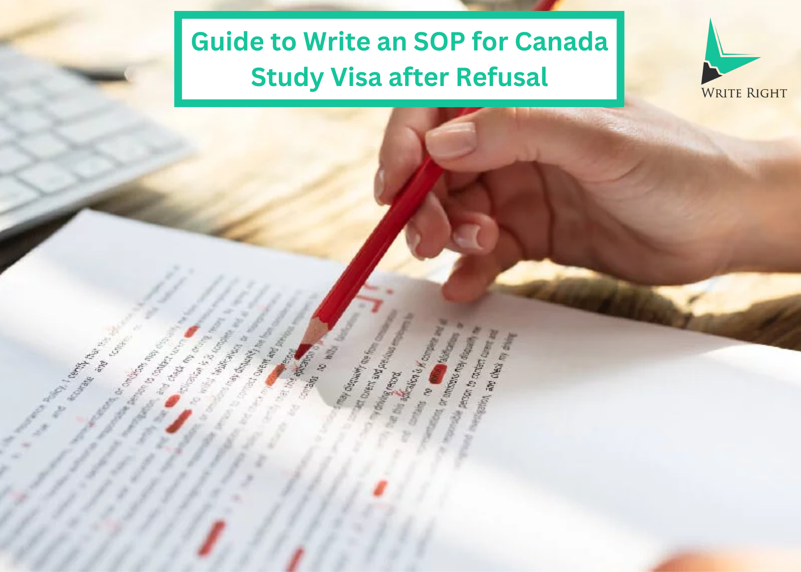 Guide to Writing an SOP for Canada Study Visa after Refusal