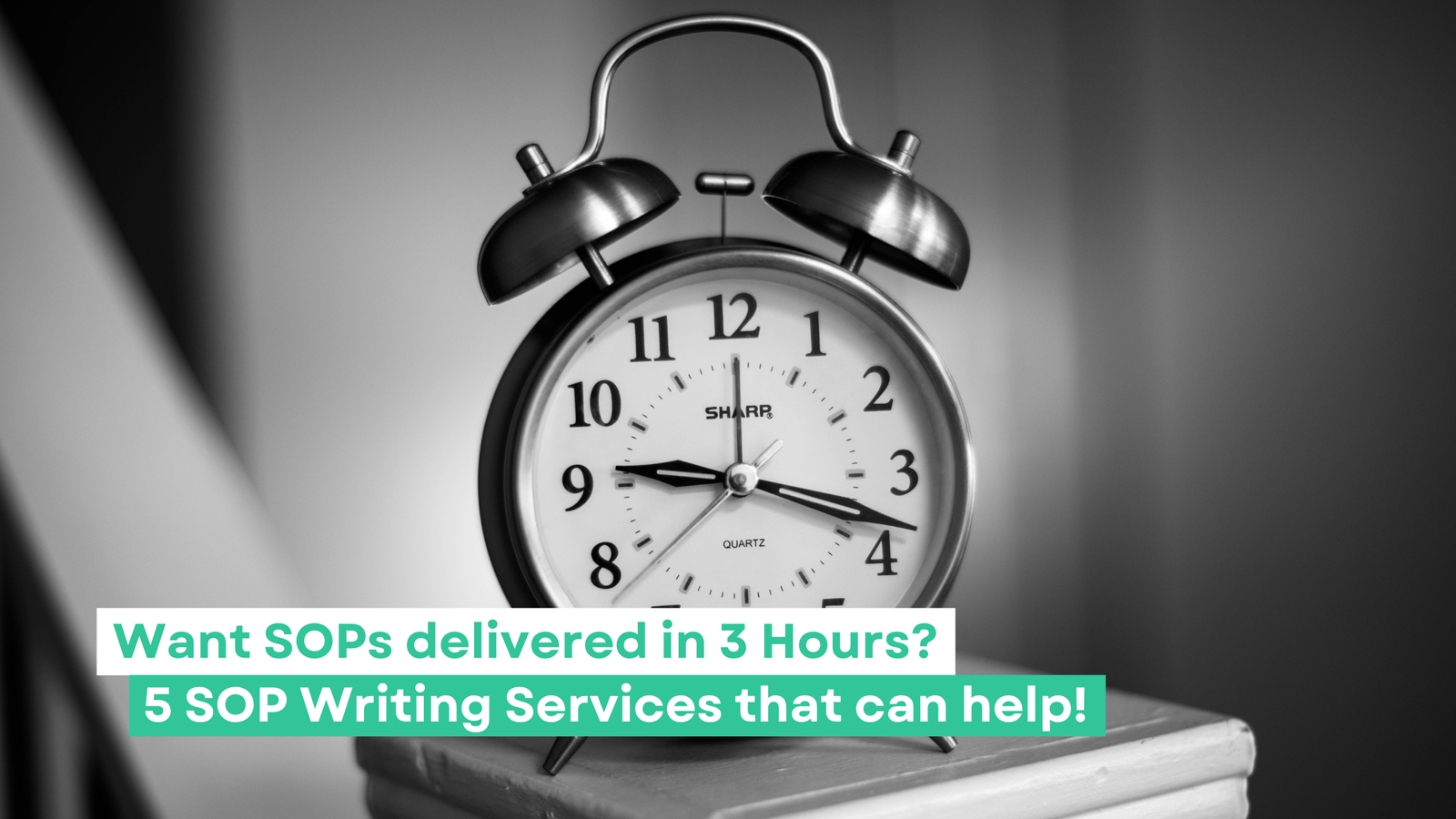 Want SOP delivered in 3 Hours? Here are 5 SOP Writing Services that can help!