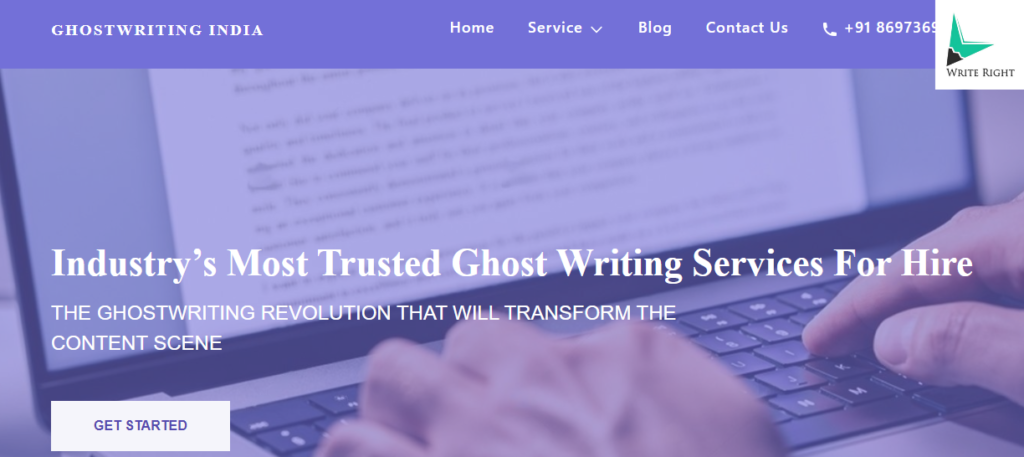 Ghostwriting india writing service