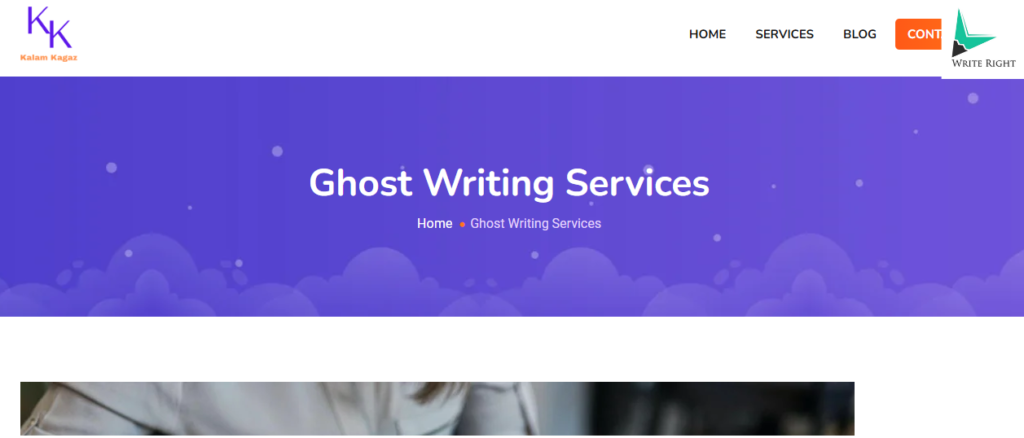 Ghostwriters for hire at Kalam Kagaz 