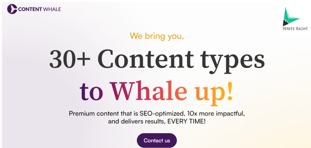 Content Whale ghostwriting service