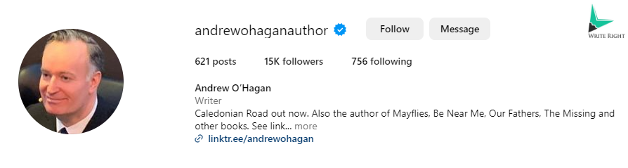 Ghostwriter for hire Andrew O'Hagan