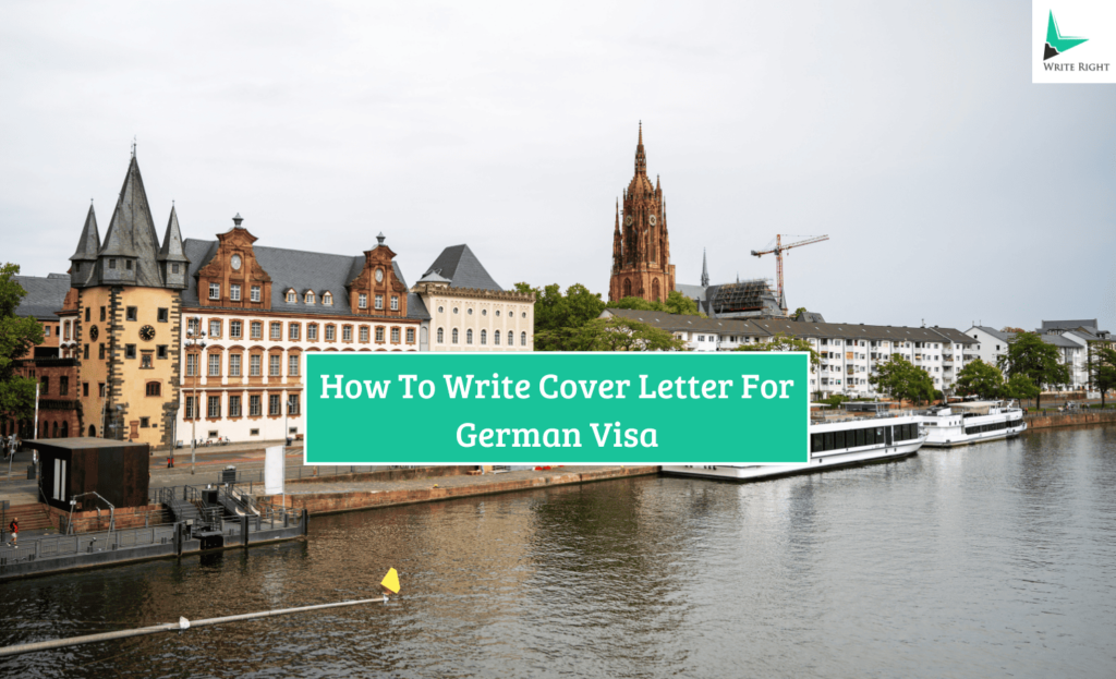 cover letter for germany visa